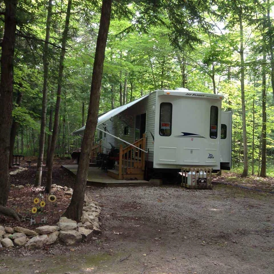 Rustic Timbers Door County Camping