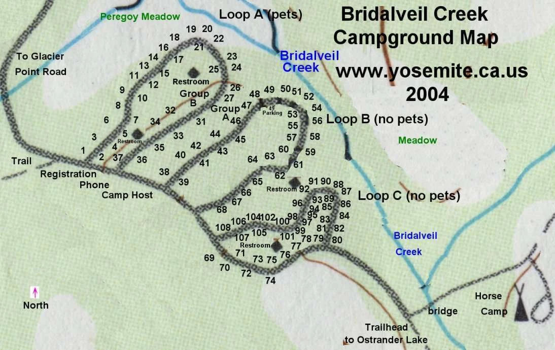 Bridalveil Creek Campground