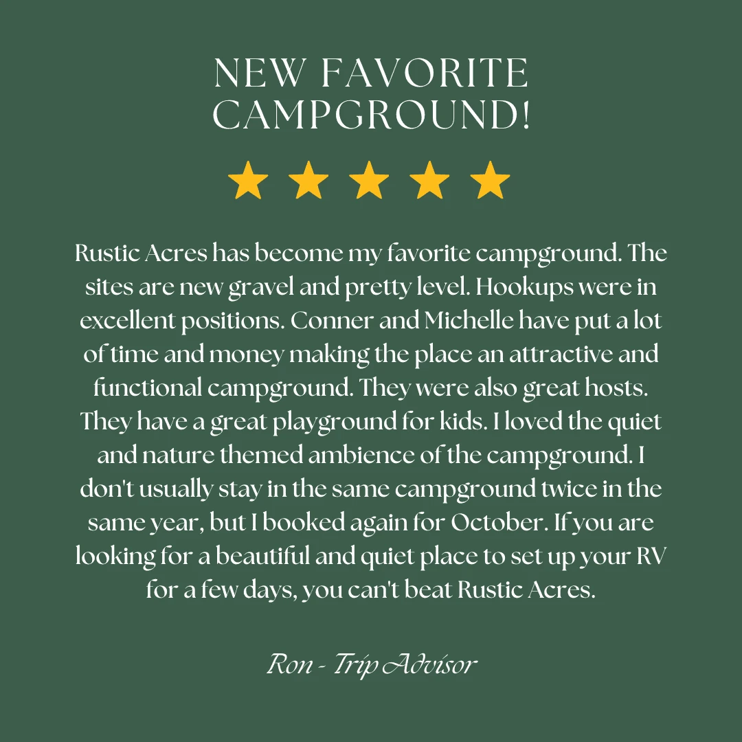 Rustic Acres RV Resort and Campground