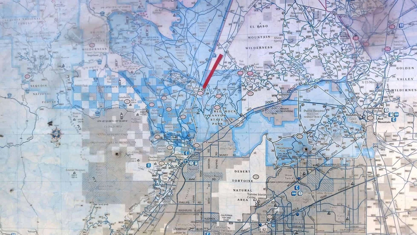 Dove Springs Off-Highway Vehicle Area Primitive Camping