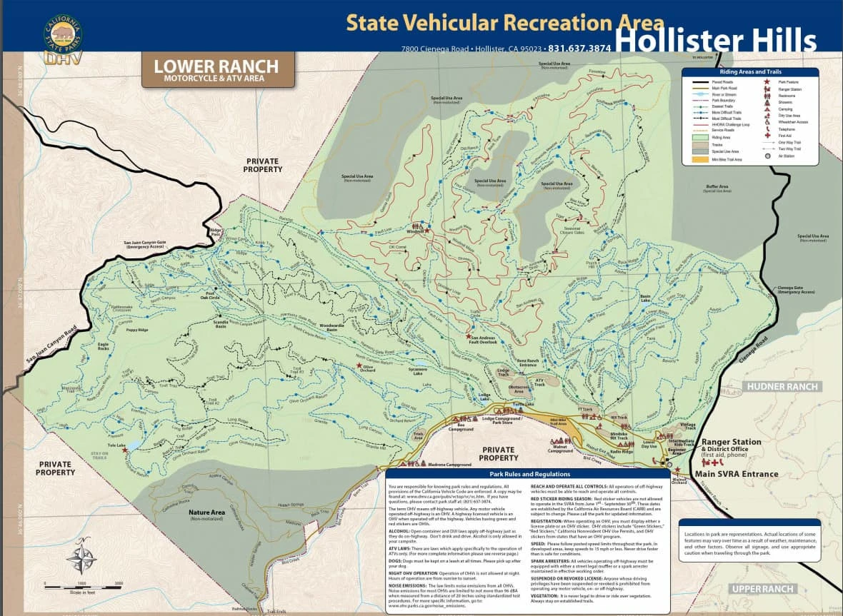 Hollister Hills SVRA Campgrounds