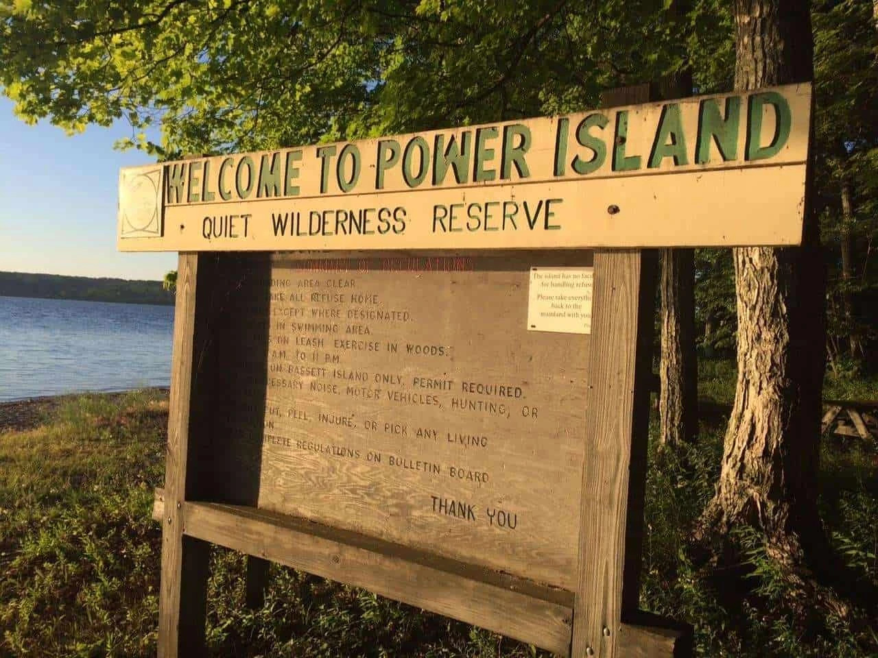 Power Island and Bassett Island Campsites