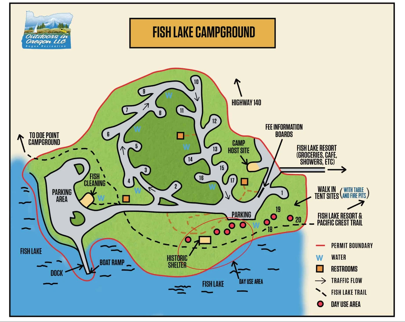 Fish Lake Campground - Rogue River