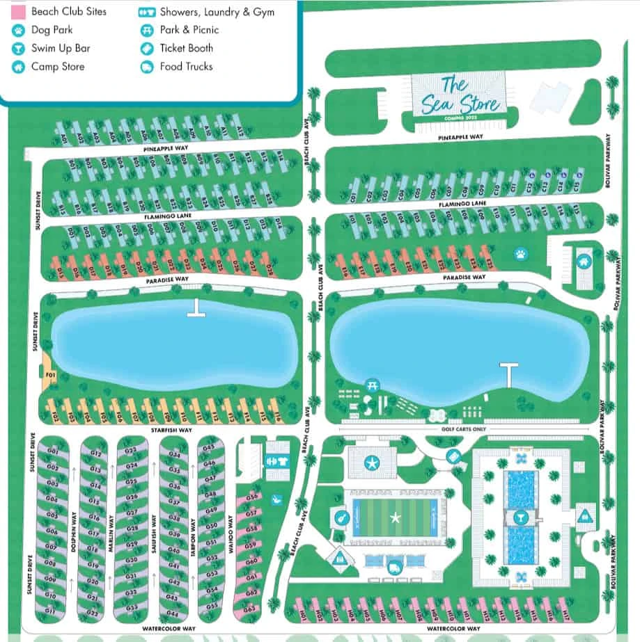 Bolivar Beach Club & RV Resort