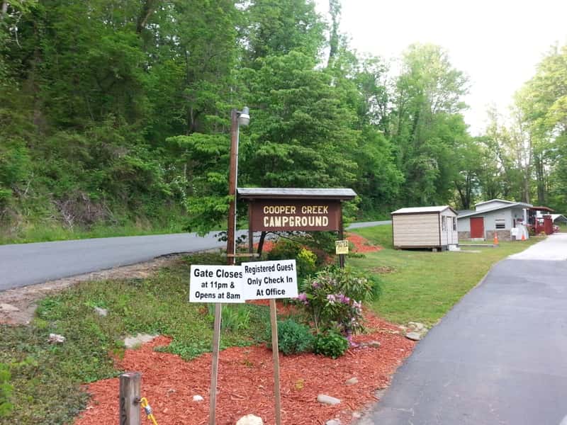 Cooper Creek Campground