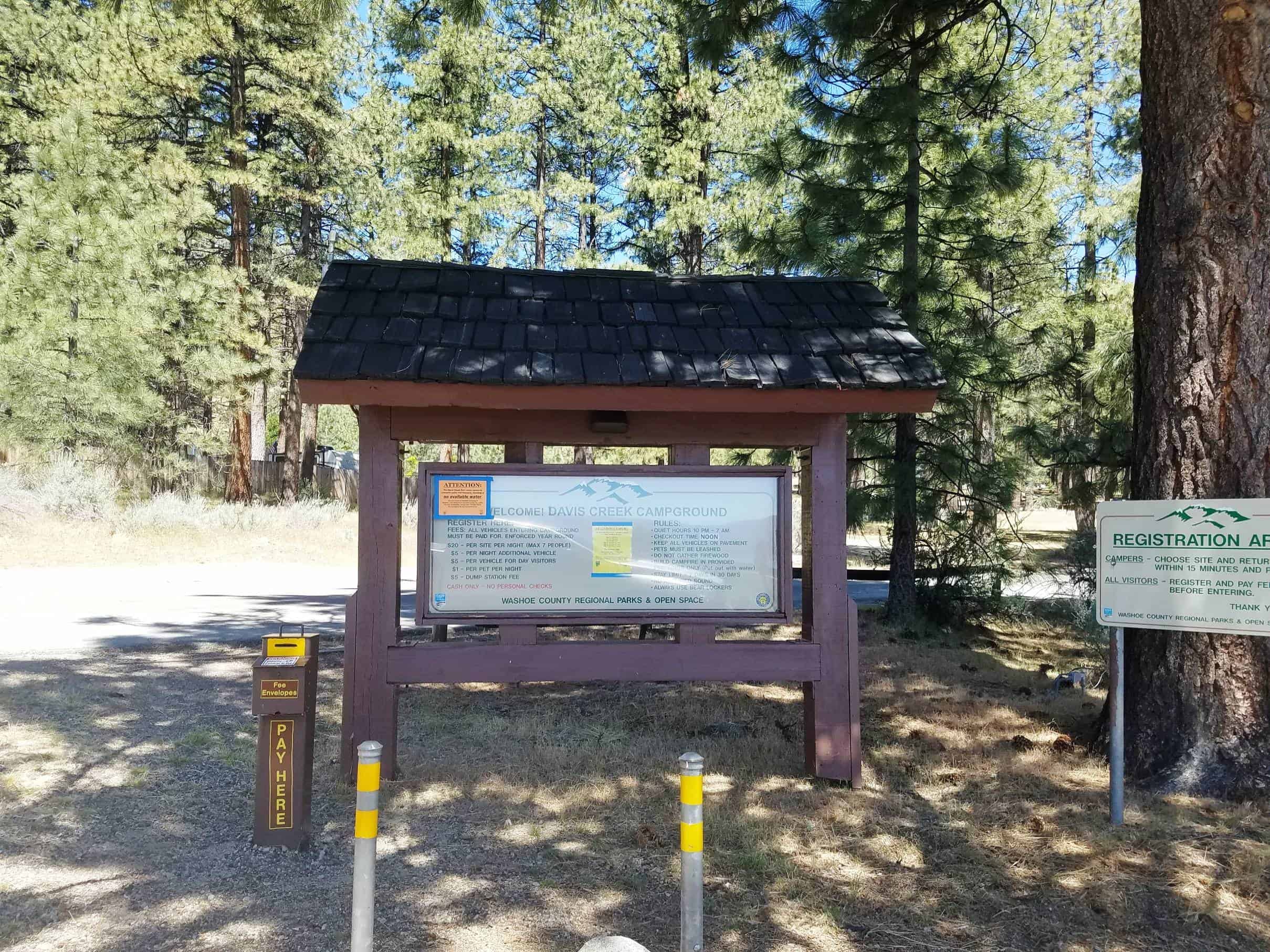 Davis Creek County Park Campground