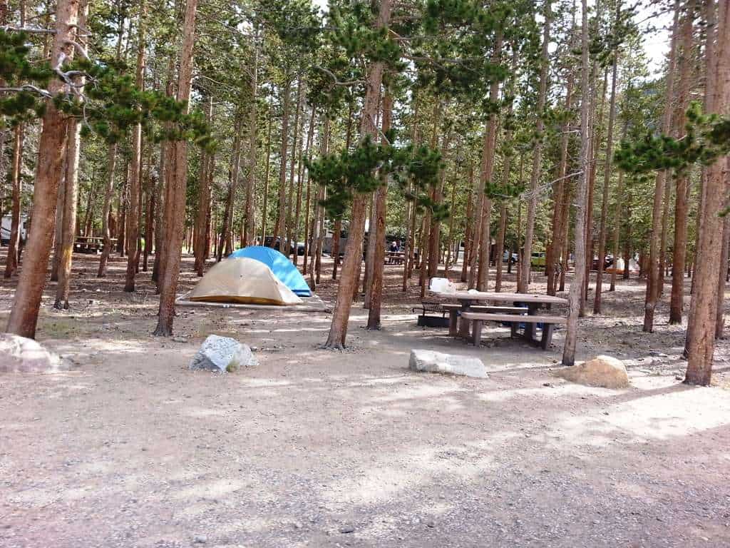 Glacier Basin Campground - Rocky Mountain National Park