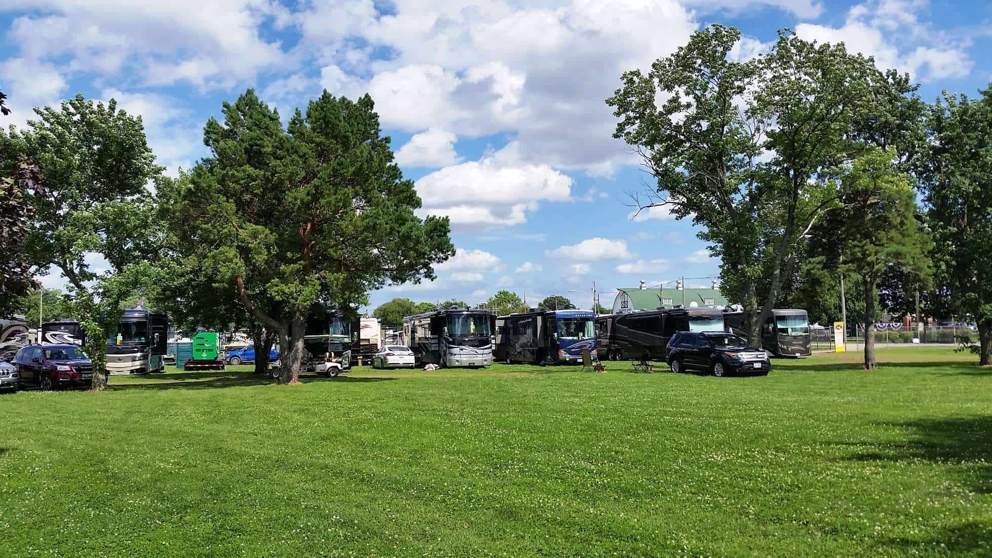 RV Campgrounds at the Indiana State Fairgrounds