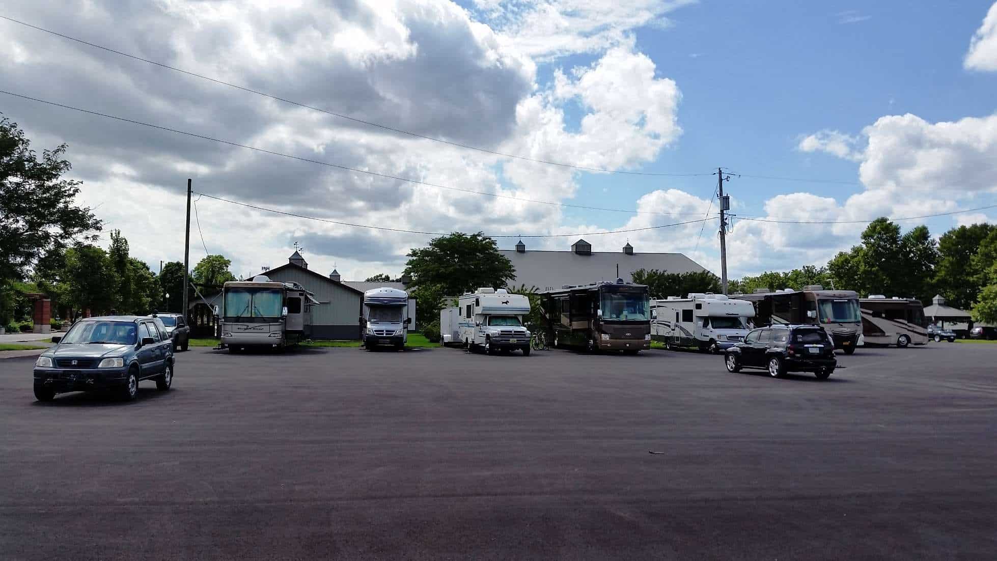 RV Campgrounds at the Indiana State Fairgrounds