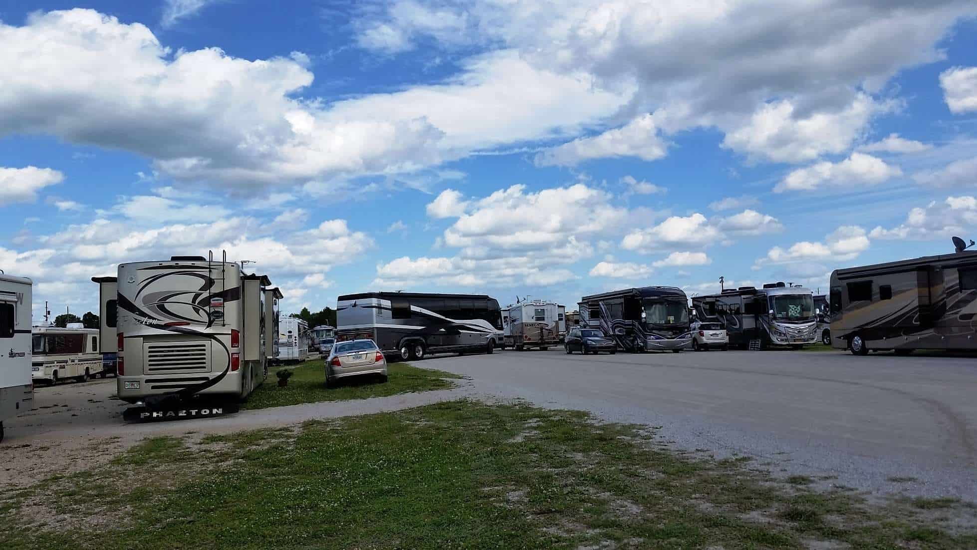 RV Campgrounds at the Indiana State Fairgrounds