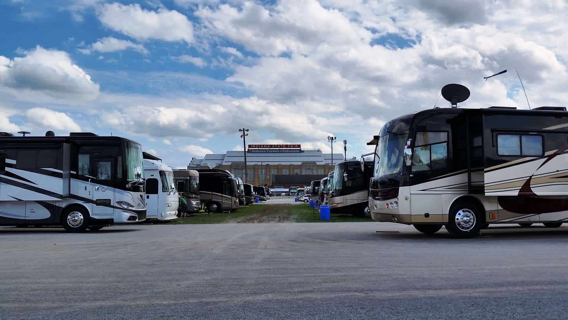 RV Campgrounds at the Indiana State Fairgrounds