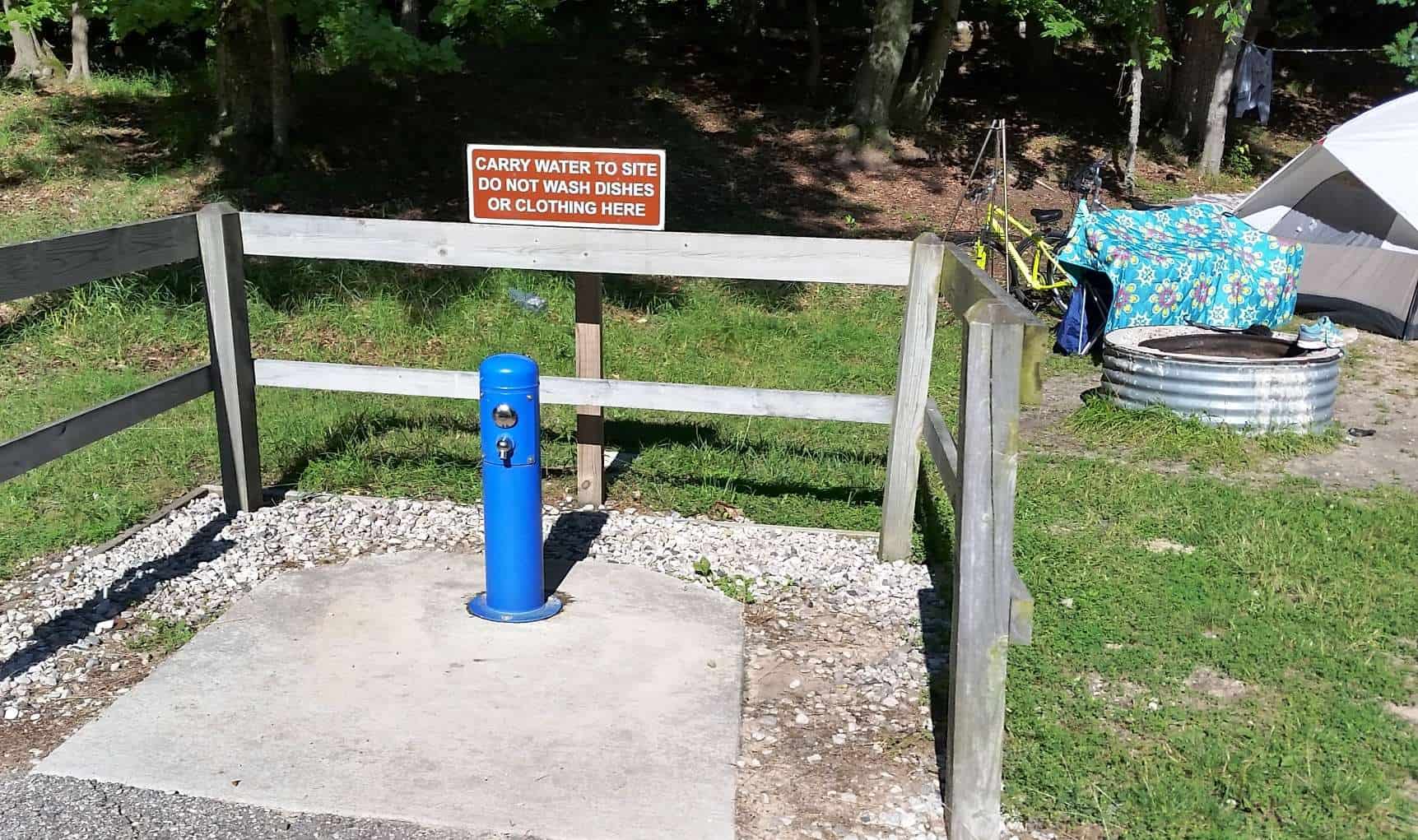 Ludington State Park Campground