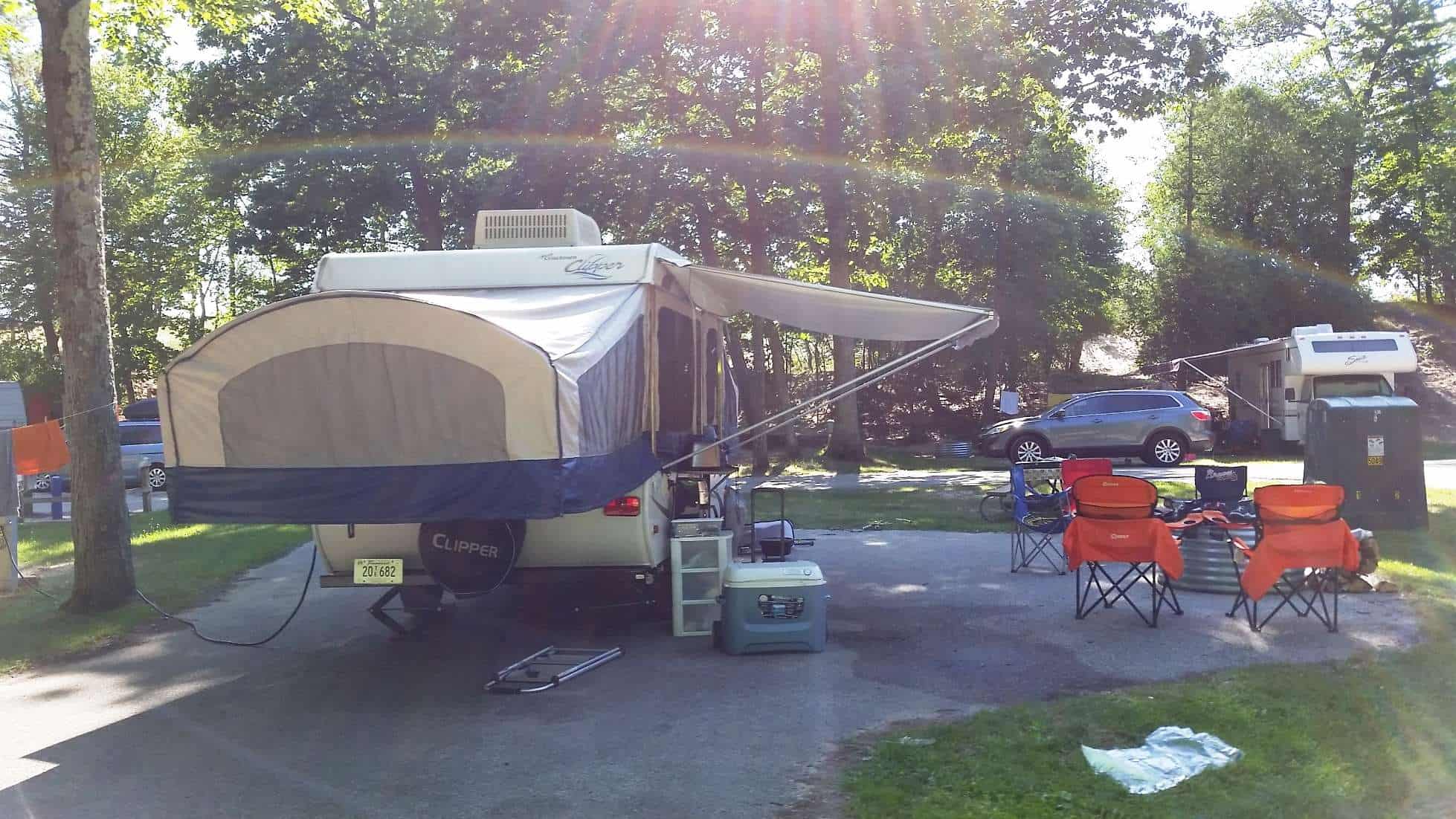 Ludington State Park Campground