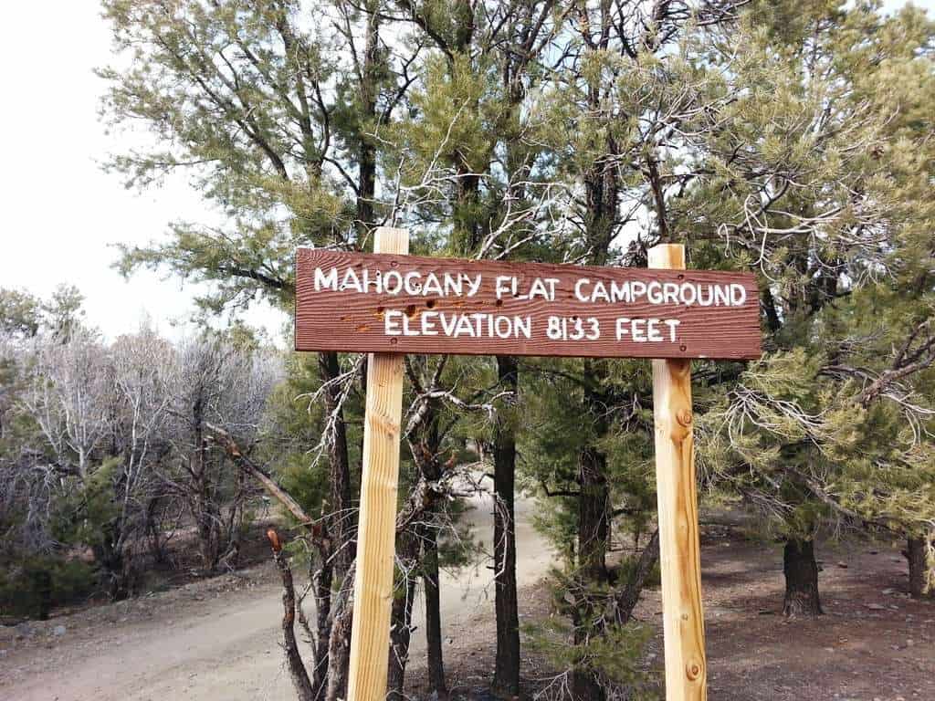 Mahogany Flat Campground