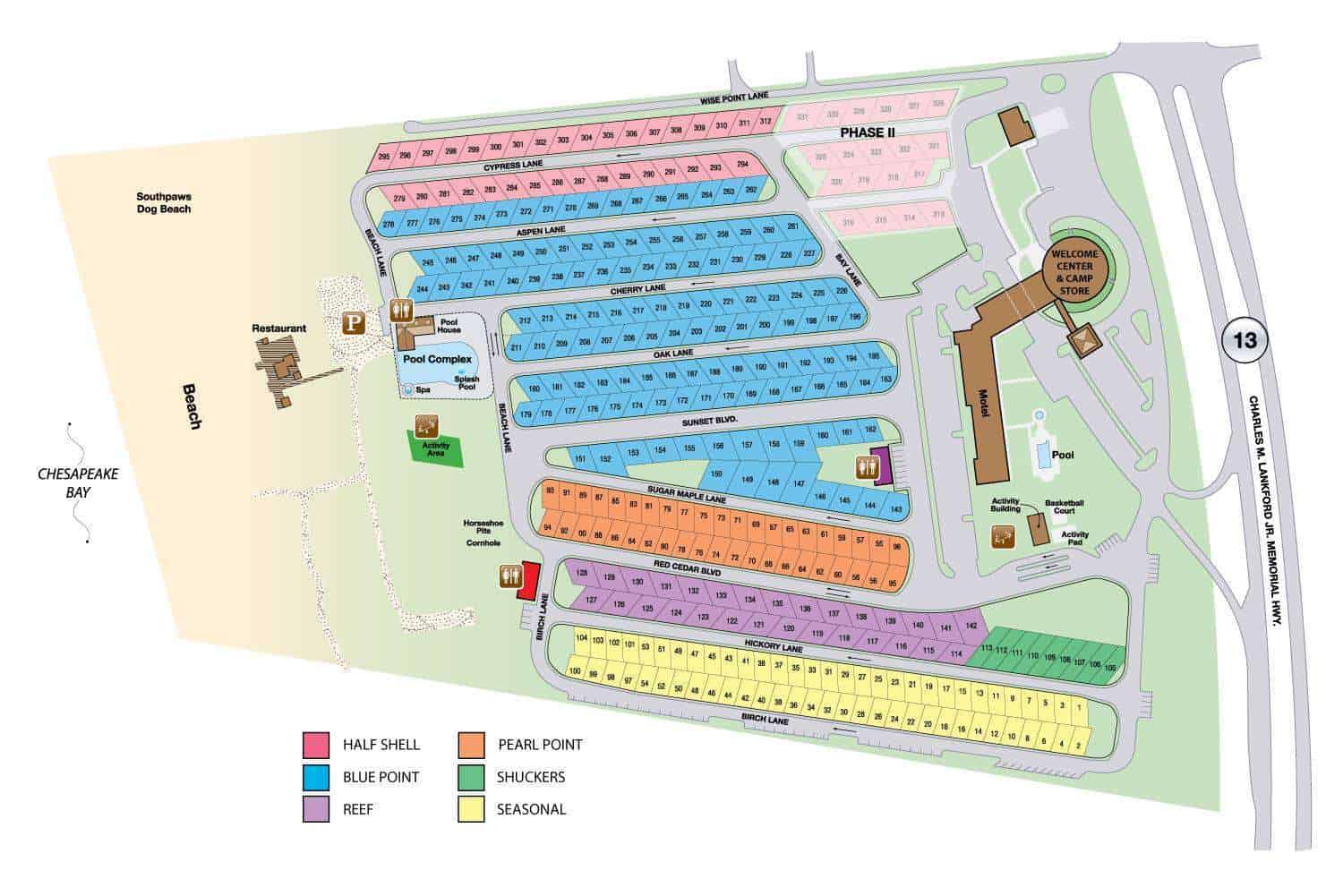 Cape Charles / Chesapeake Bay KOA Resort