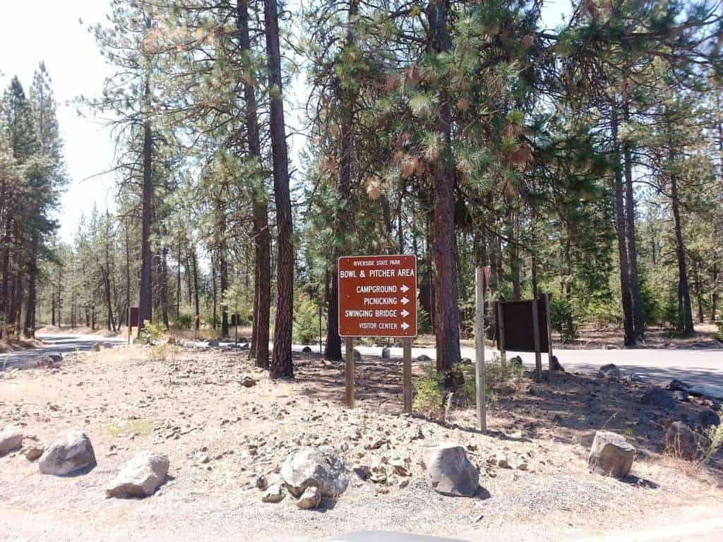 Riverside State Park Bowl and Pitcher Campground