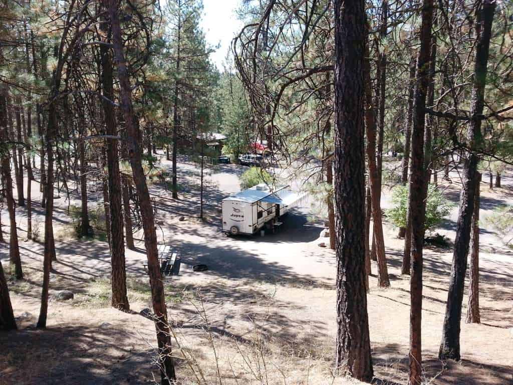 Riverside State Park Bowl and Pitcher Campground