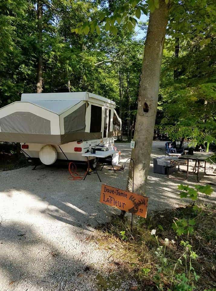 Rustic Timbers Door County Camping