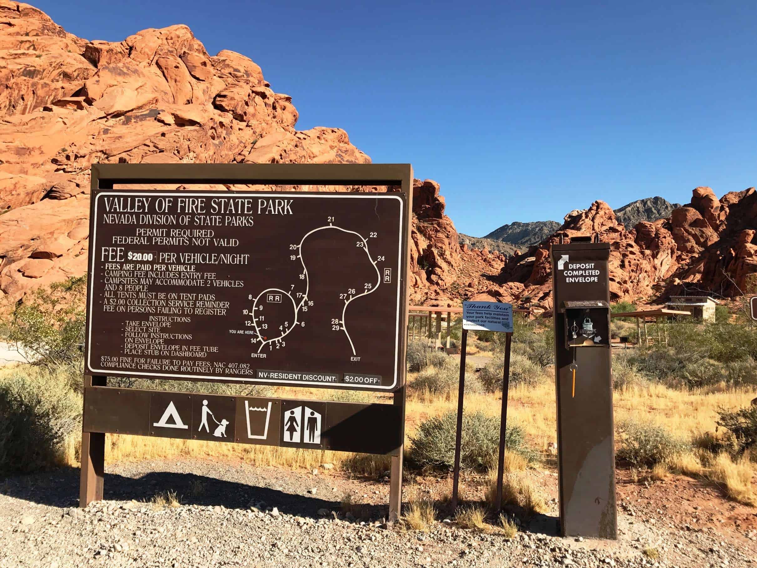 Valley of Fire State Park Campground