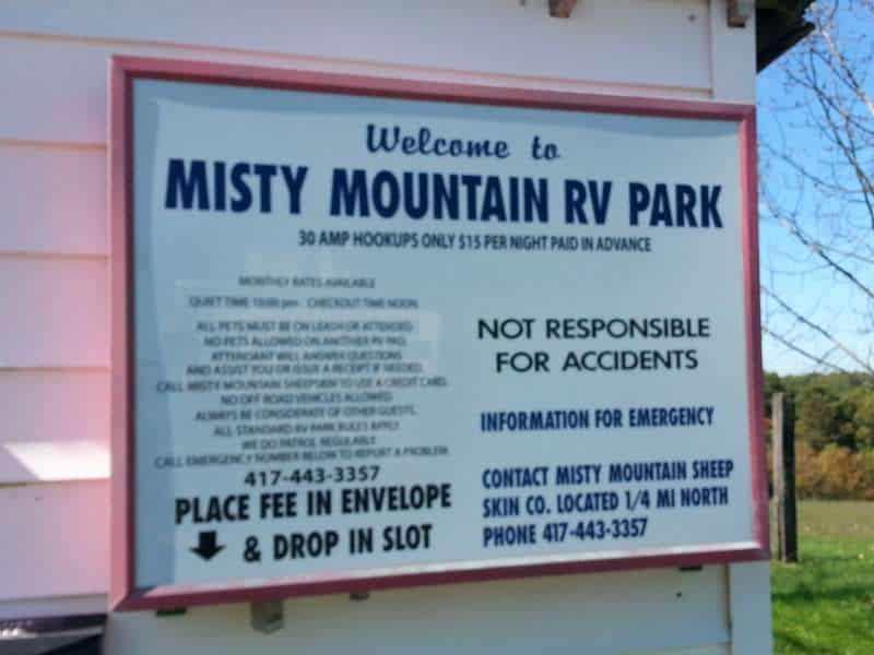 Misty Mountain RV Park