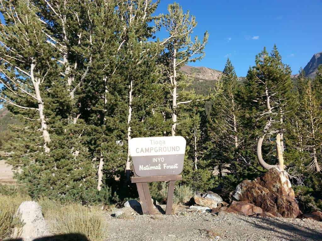 Tioga Lake Campground