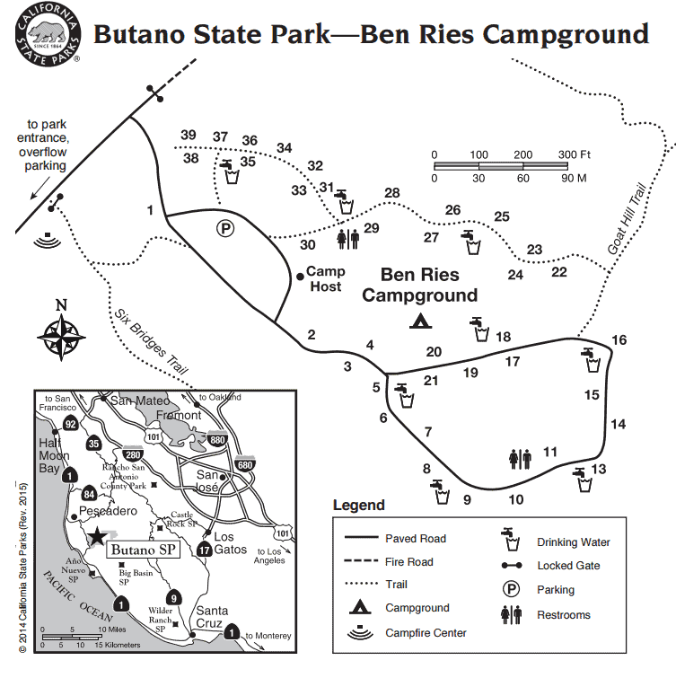 Butano State Park Ben Ries Campground