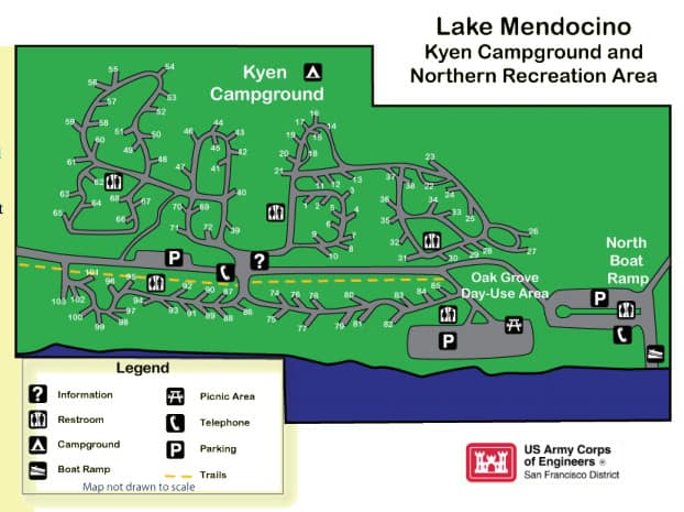 Kyen Campground at Lake Mendocino