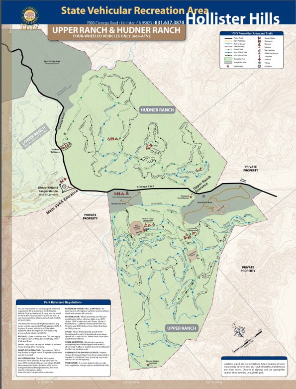 Hollister Hills SVRA Campgrounds