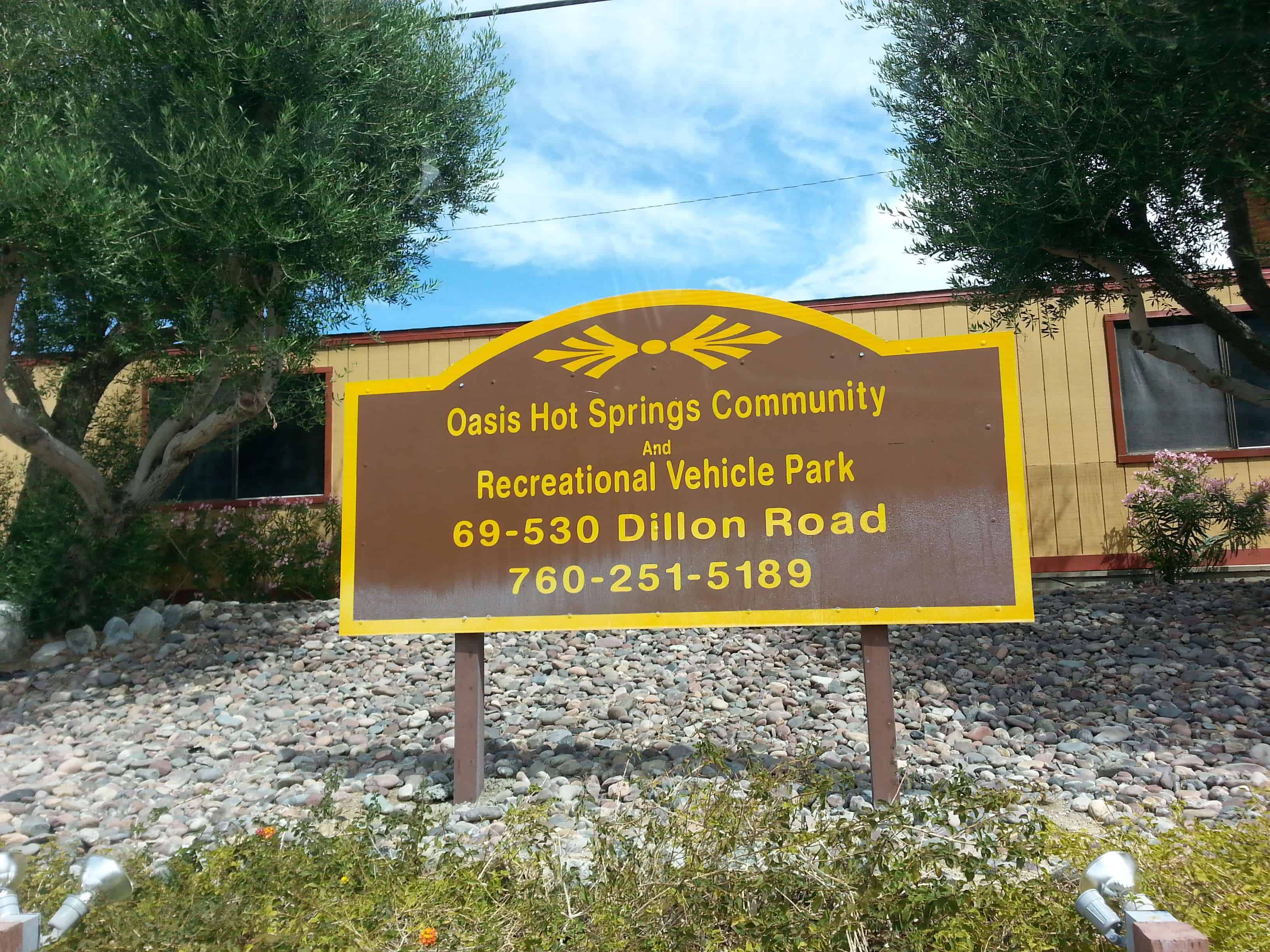 Oasis Hot Springs Mobile Home Park & RV Park