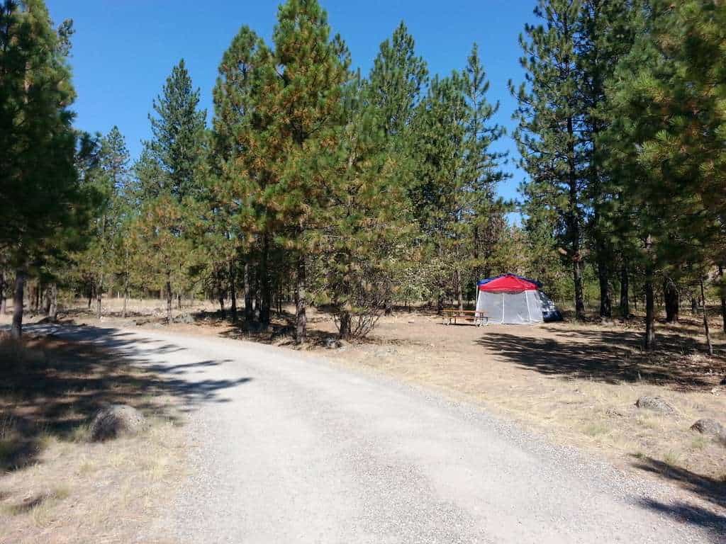 Riverside State Park Lake Spokane Campground