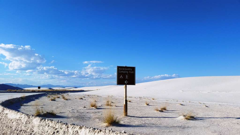 White Sands National Monument Backcountry Camping