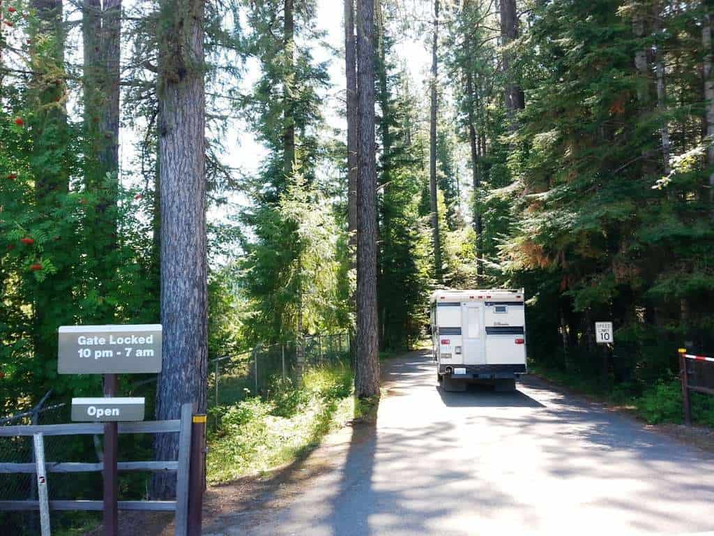 Priest River Campground "Mudhole"