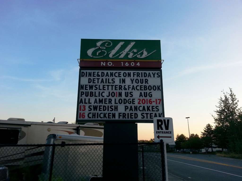 Elks Lodge 1604 RV Sites