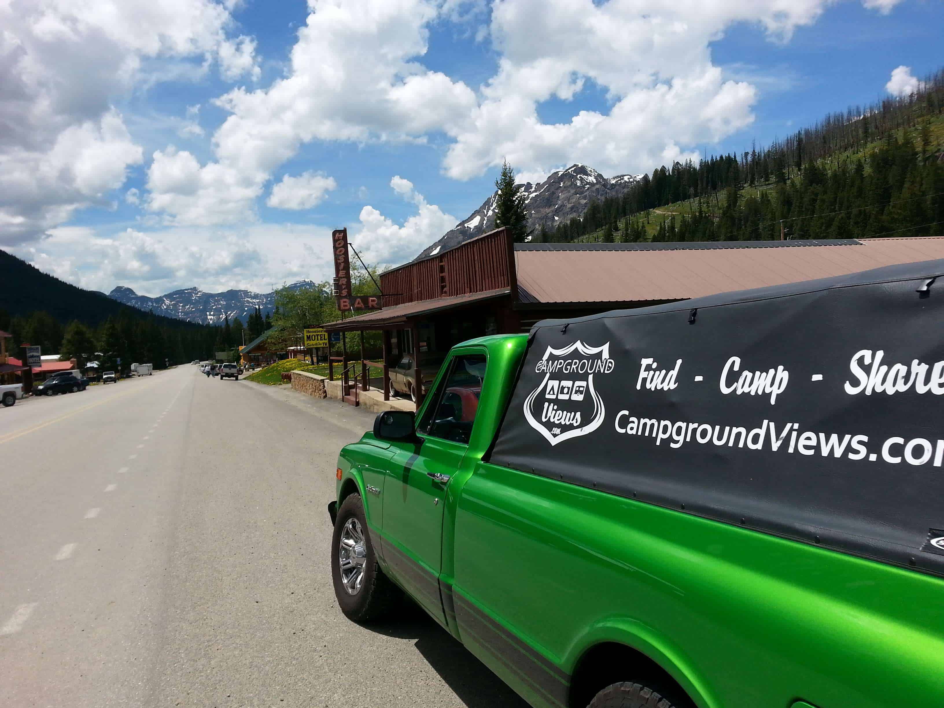 The Green Chevy is Covered by The Weather Channel