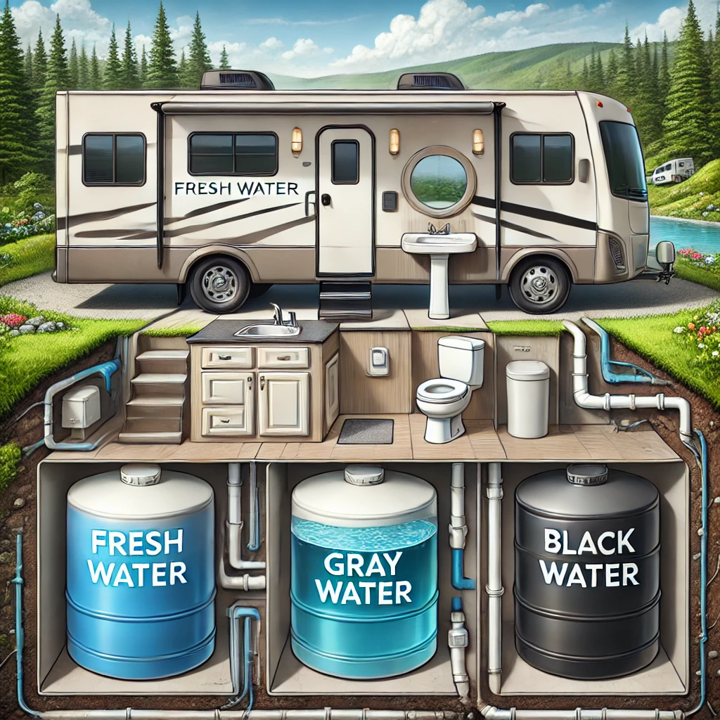 RV Plumbing Made Easy: How Your Toilet and Tanks Work Together