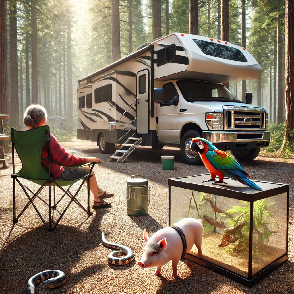 RVing with Exotic Pets: What’s Legal and What’s Not?
