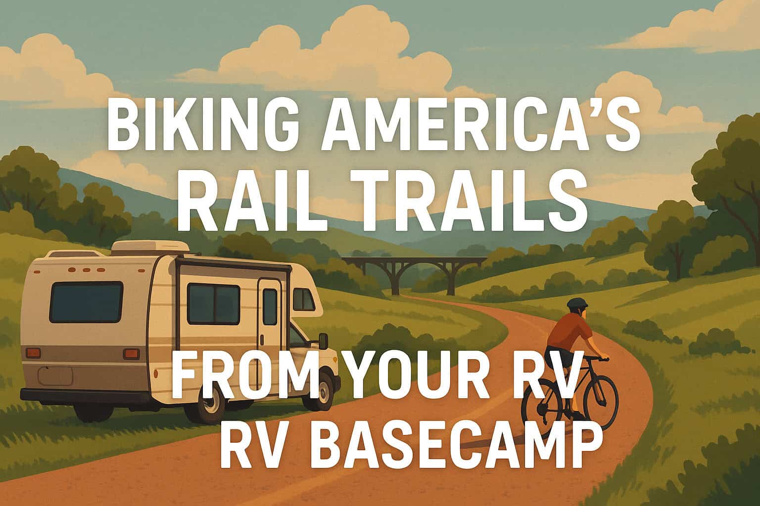 Biking America’s Rail Trails From Your RV Basecamp