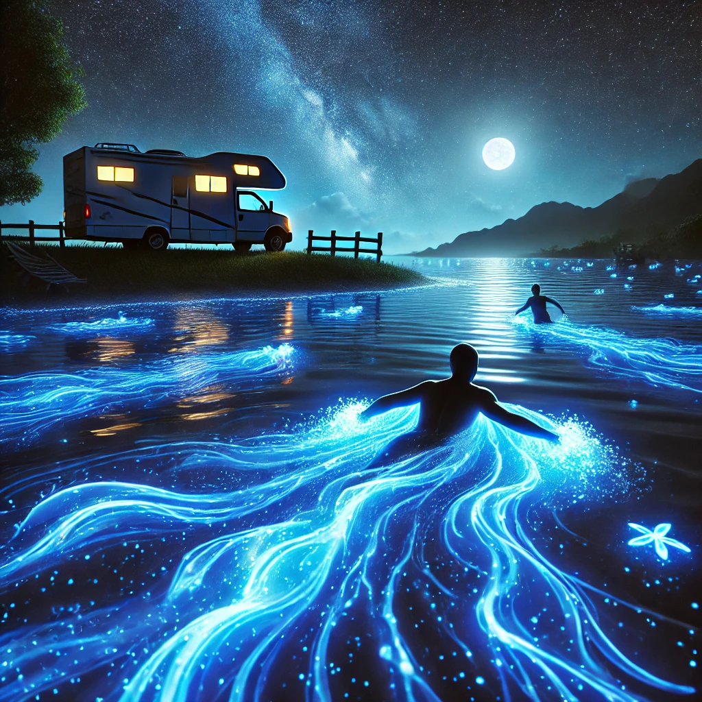 Why You Should Try Bioluminescent Night Swimming on Your Next RV Trip