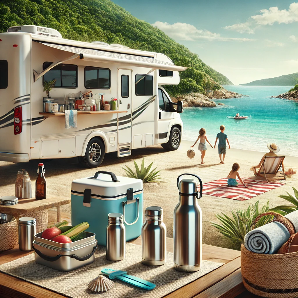 How to Go Plastic-Free on an RV Trip to the Beach