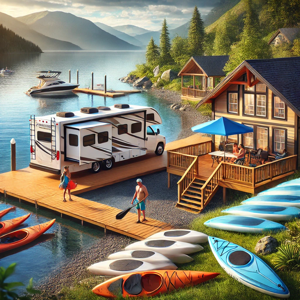 How to Find RV Resorts with Kayak & Paddleboard Rentals