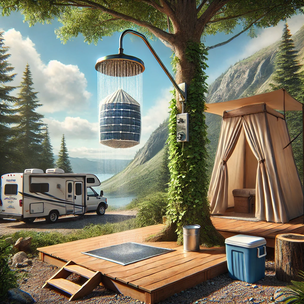 How to Set Up a DIY Outdoor Shower for Your RV