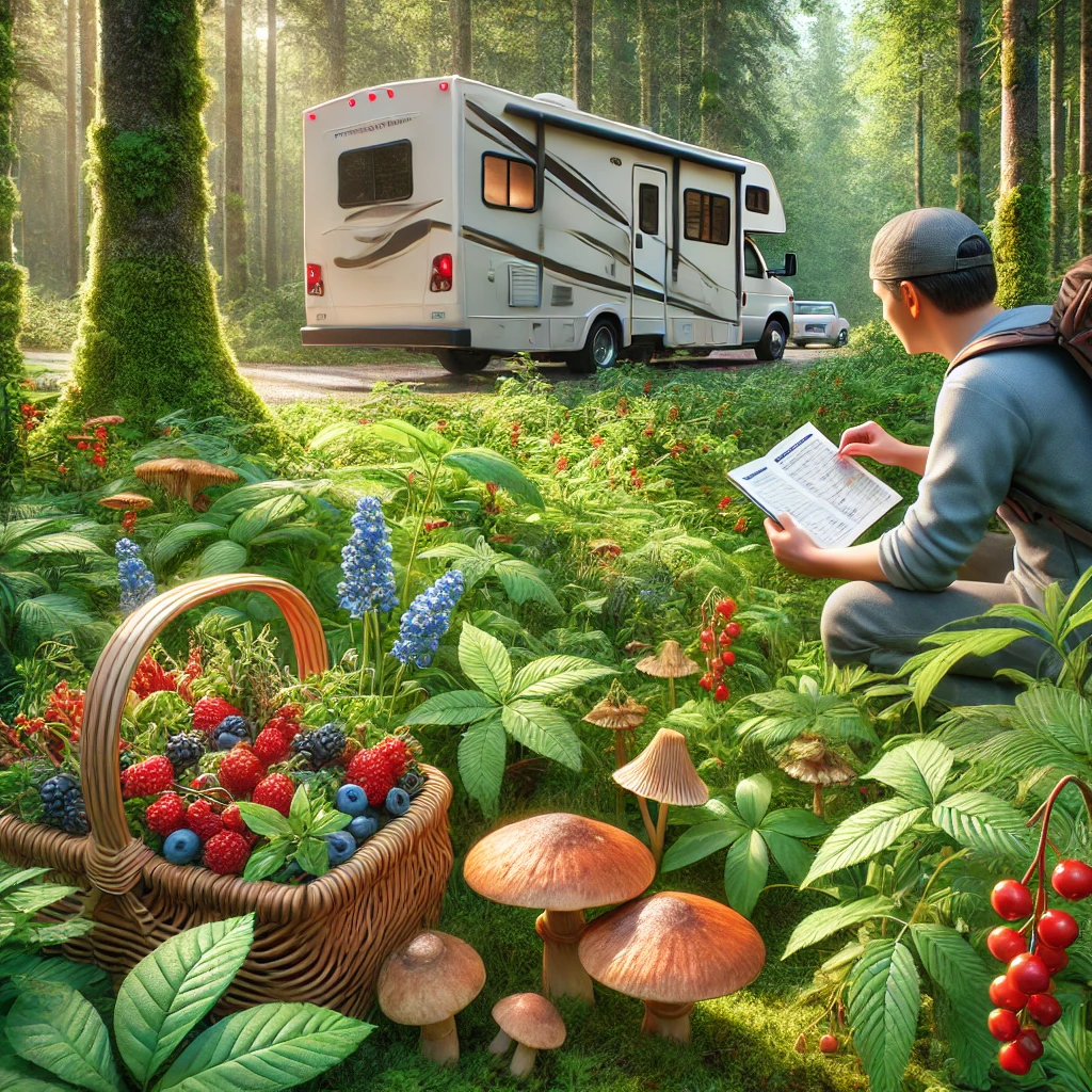How to Safely Forage for Wild Edibles While RV Camping