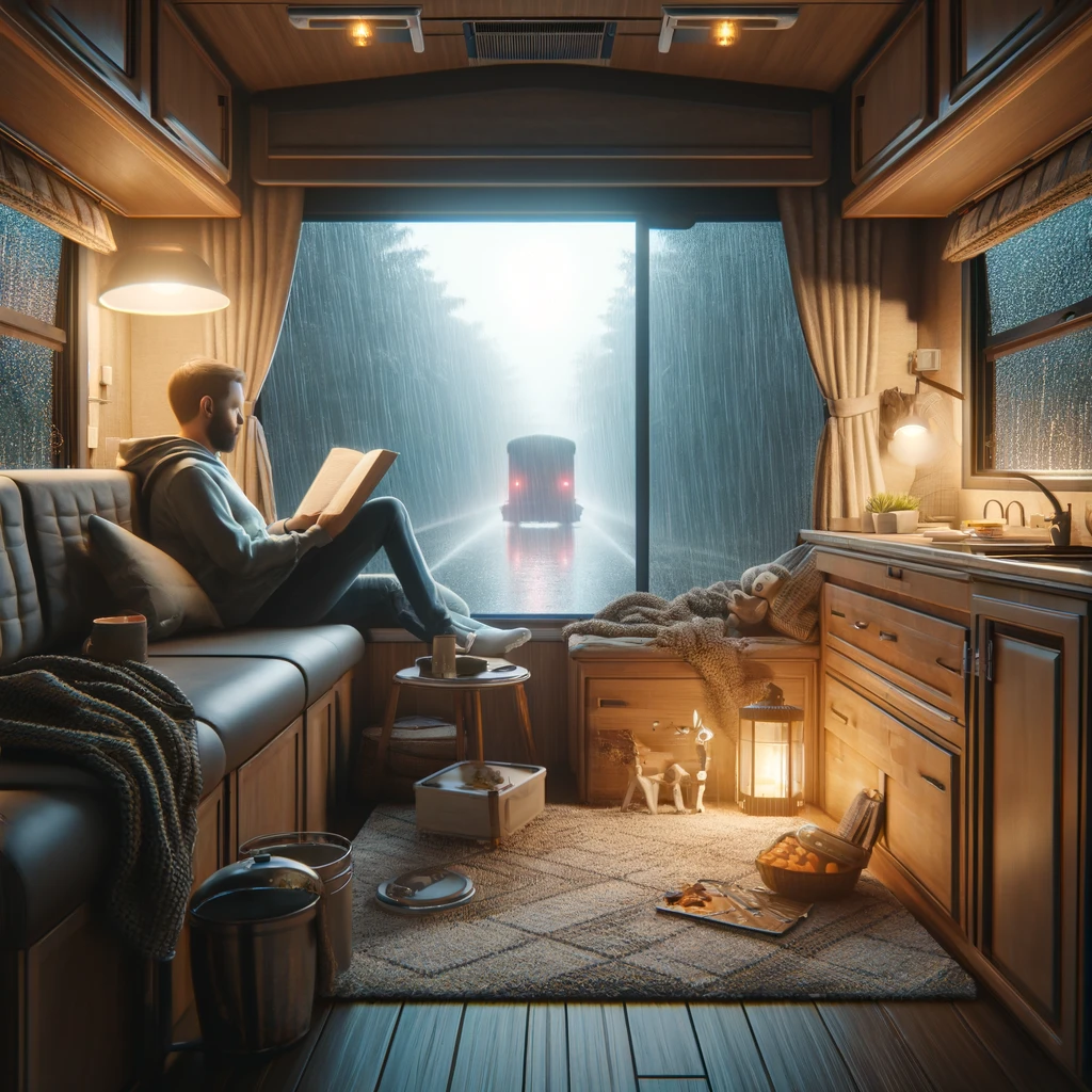 How to Enjoy RV Life When the Weather is Miserable