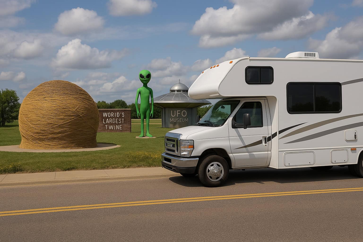 From Giant Balls of Twine to UFO Museums: RVing the Weird Side of America