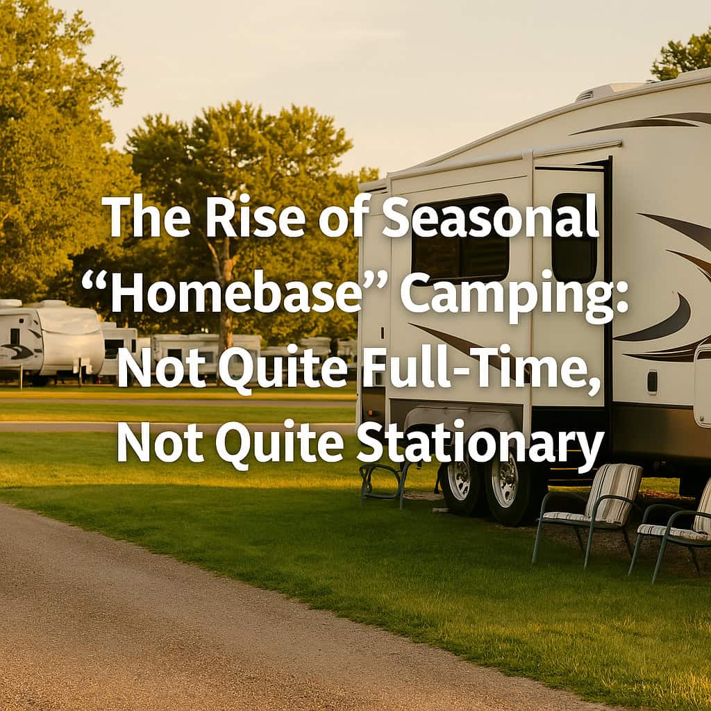 The Rise of Seasonal “Homebase” Camping Not Quite Full-Time, Not Quite Stationary