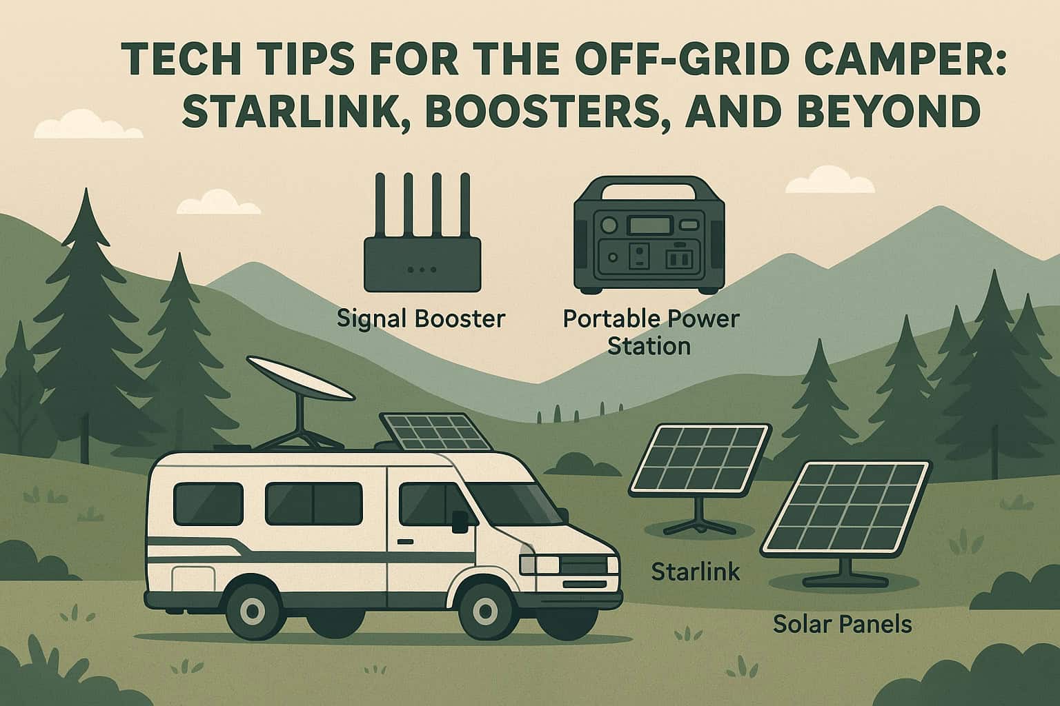Tech Tips for the Off-Grid Camper: Starlink, Boosters, and Beyond