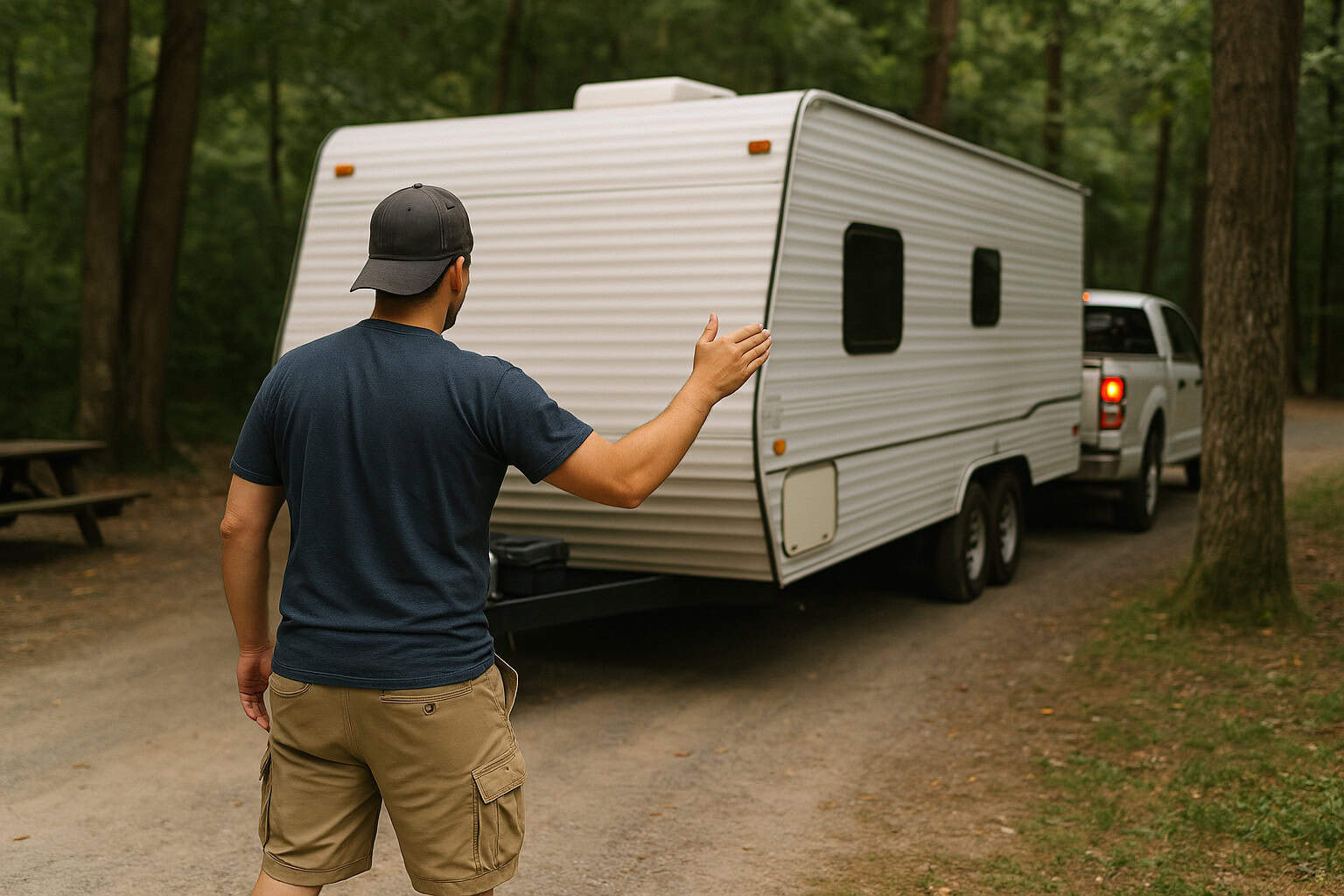 How to Back Into a Campsite Without a Fight (or a Tree)