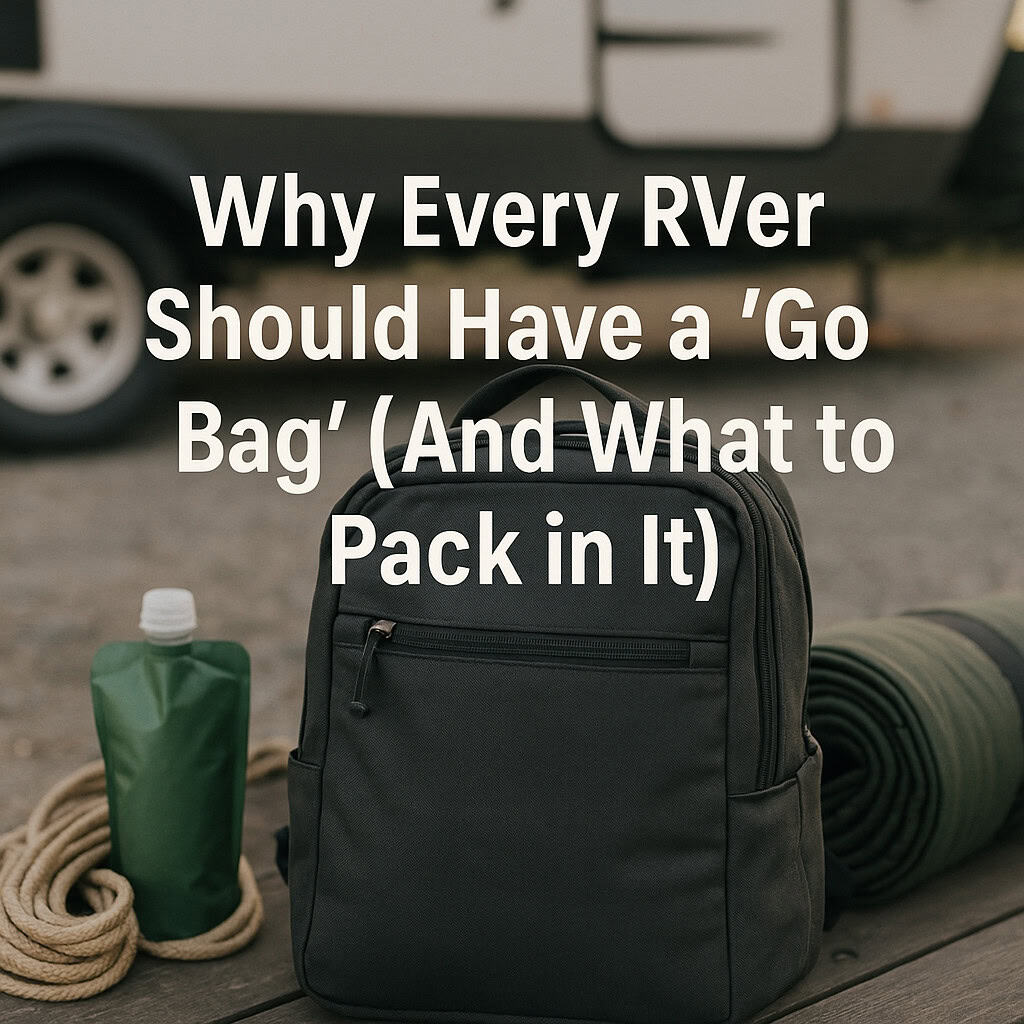 Why Every RVer Should Have a “Go Bag” (And What to Pack in It)