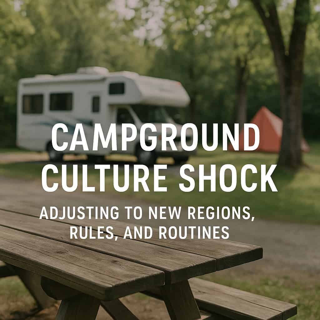 Campground Culture Shock: Adjusting to New Regions, Rules, and Routines