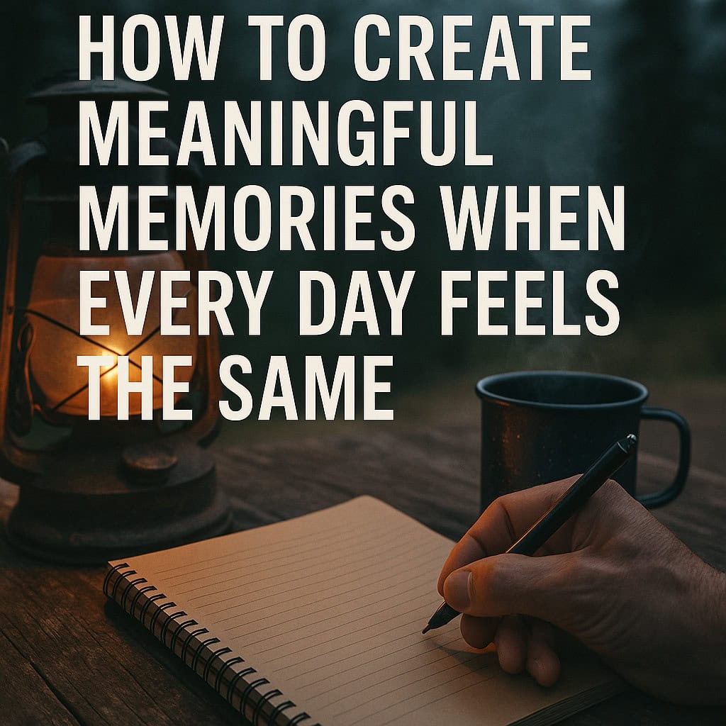 How to Create Meaningful Memories When Every Day Feels the Same